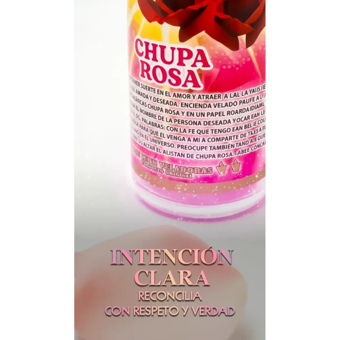 Veladora Chupa Rosa: Amor, Deseo y Dominio | Aroma Atracción - Image 5