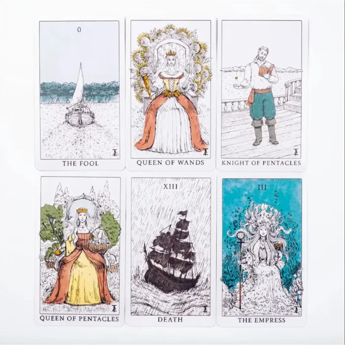 Tempest Tarot Deck | Baraja del Mar | Tamaño Pocket - Image 3