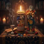 Veladora Santa Muerte 7 Potencias | Preparada y Aromática - Image 4