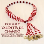 Mazo de Changó para Moto | Fuerza Espiritual y Caracoles - Image 3