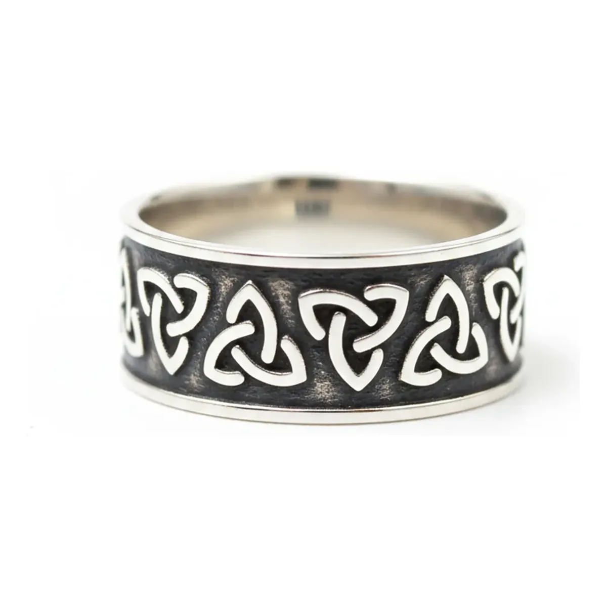 Anillo Triquetra Nudo Celta | Plata Ley | Amuleto de Protección Anillo Triquetra Nudo Celta | Plata Ley | Amuleto de Protección