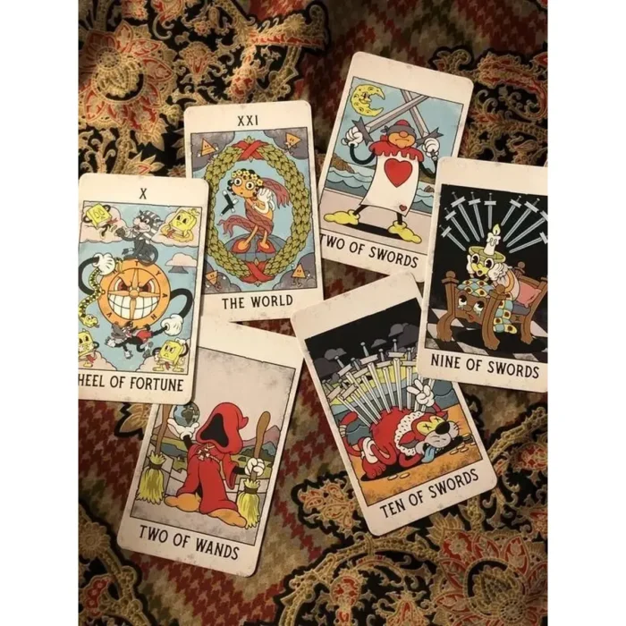 Mystical Medleys | Tarot Caricaturas Vintage | Edición Pocket - Image 4