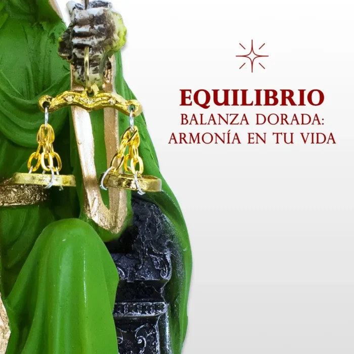 Santa Muerte Suprema Verde | Ritualizada para Justicia y Leyes - Image 5