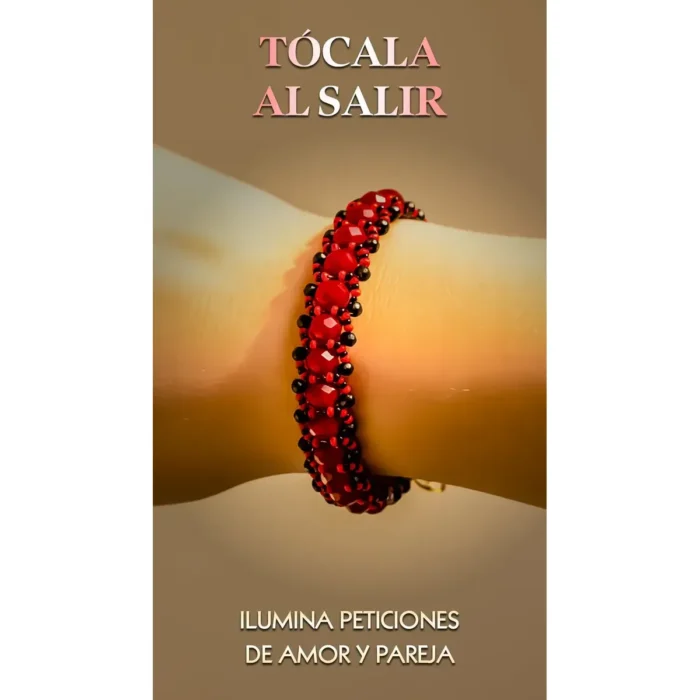 Pulsera Eleguá y Lucero | Abre Caminos Roja y Negra - Image 5