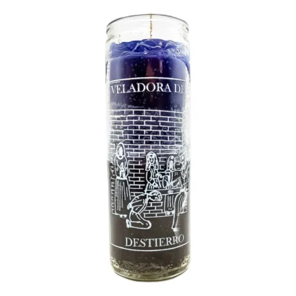 Veladora de Destierro Ritual Poderoso | Parafina Sin Aroma