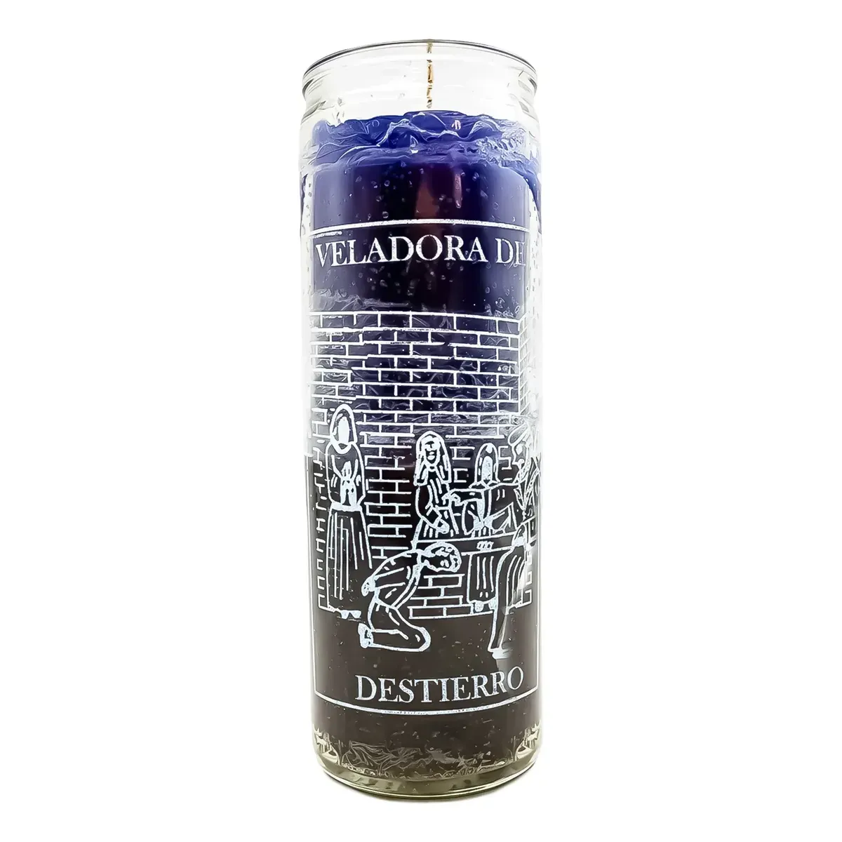 Veladora de Destierro Ritual Poderoso | Parafina Sin Aroma Veladora de Destierro Ritual Poderoso | Parafina Sin Aroma