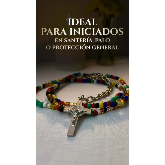 Collar Mazo Bandera | Protección de Orishas y Santería 75 cm - Image 5
