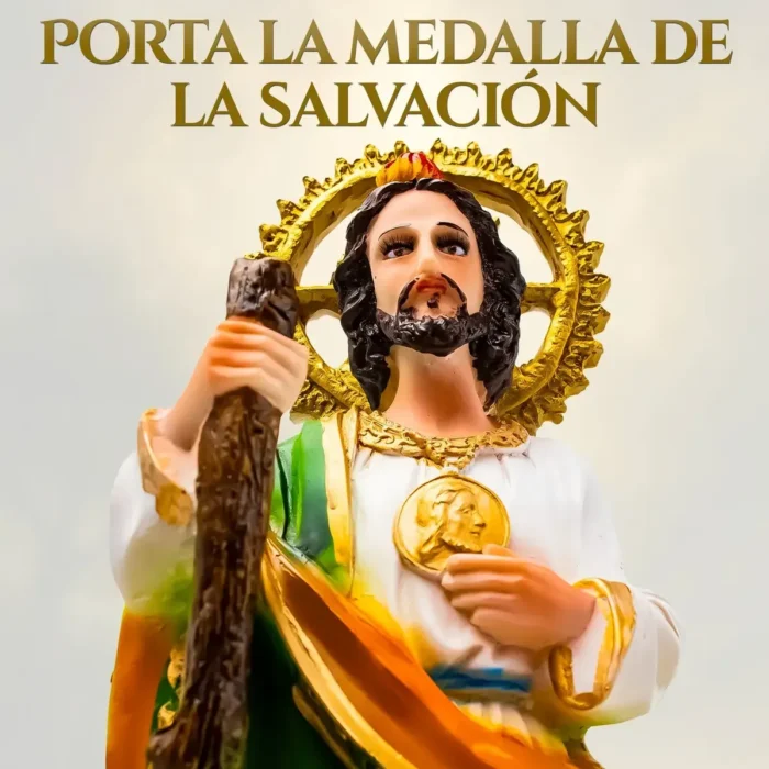 San Judas Tadeo 48 cm | Bastón de Abundancia y Fe - Image 4