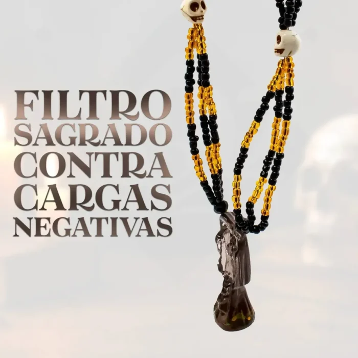 Mazo Santa Muerte Negra Ahumada | Poder y Protección | Curado - Image 2