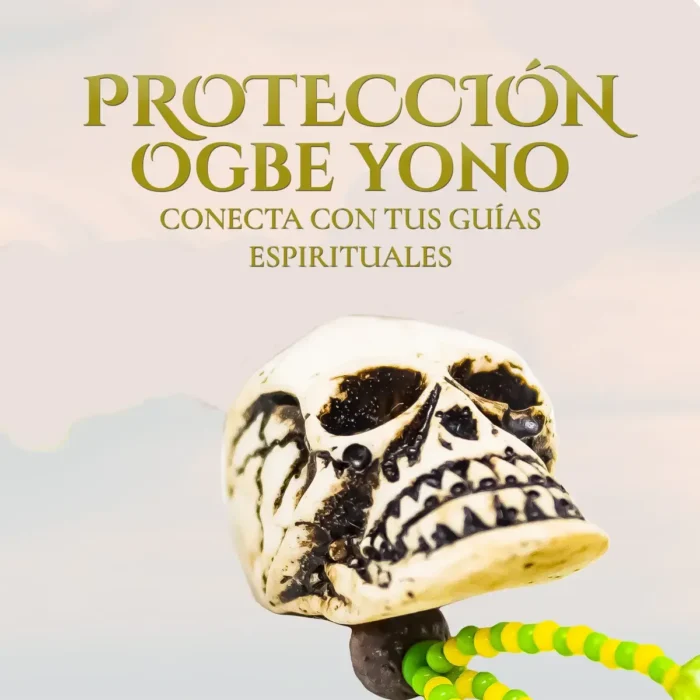 Mazo Ogbe Yono con Cráneo | Protección y Fuerza Espiritual - Image 3