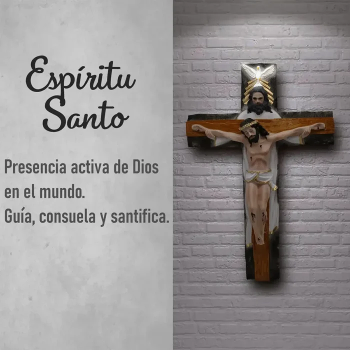 Crucifijo Santísima Trinidad de Pared 45 cm | Protección - Image 5