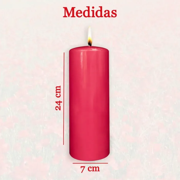 Velón Rojo de Parafina Aromática | Ritual de Amor y Atracción - Image 5