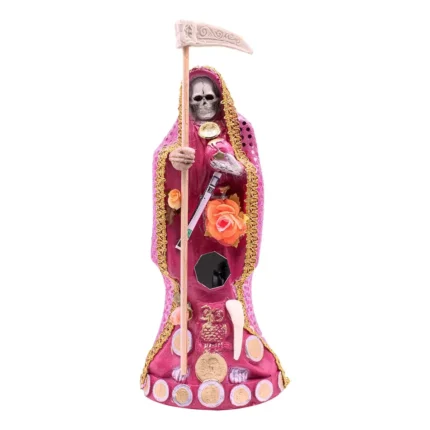 Santa Muerte Rosa Vestida 30 cm | Amor