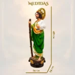 San Judas Tadeo 48 cm | Bastón de Abundancia y Fe - Image 3